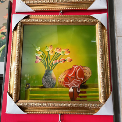 Tranh Sơn Mài Tĩnh vật Cao Cấp 30X30 cm