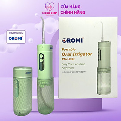 Máy tăm nước cầm tay OROMI VTM-5031 chống thấm nước IPX7 - Vệ sinh răng miệng công nghệ mới