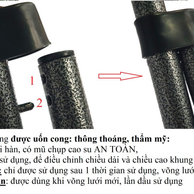 Bộ võng xếp BAN MAI: khung sơn tĩnh điện VIP và lưới mềm dày 99 ( Giao màu ngẫu nhiên )