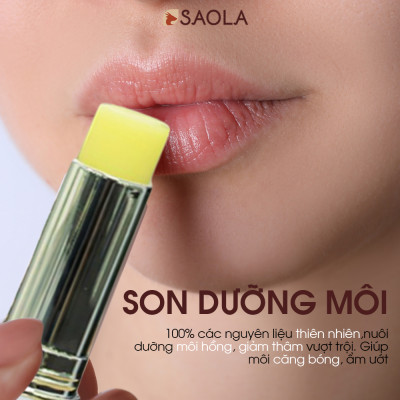 Son dưỡng môi tự nhiên hương Bưởi thương hiệu Sao la(3g) - Dưỡng ẩm môi, làm môi mềm, tươi hồng
