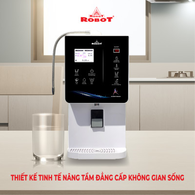 Máy Lọc Nước Điện Giải Ion Kiềm ROBOT IonQueen 1314 Chế Độ Nóng Nguội Lạnh - Hàng Chính Hãng