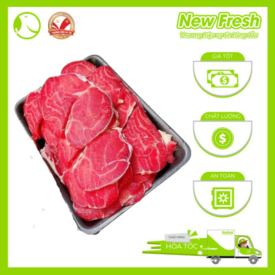[GIAO NHANH HCM] Bắp bò Úc Thái Mỏng thơm giòn, nhiều gân, chắc thịt - Khay 500gr