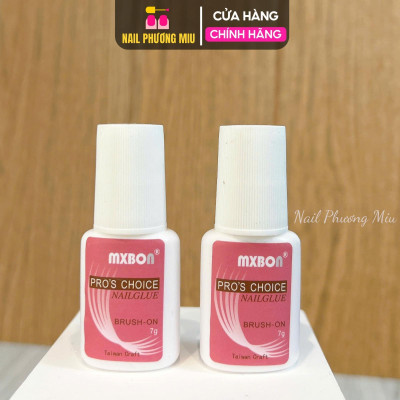 Keo Dán Móng Đính Đá Mxbon Chính Hãng Siêu Dính, Keo Mxbon Trắng Đen Nhanh Khô 7g và 15g Làm Nail Tiện Lợi Nữ keo dán mỏng giả