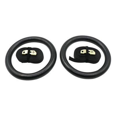 Vòng Treo Gymnastic Rings Hỗ Trợ Tập Dip Với Xà Đơn, GYM Ring Ngoài Trời (1 Đôi)