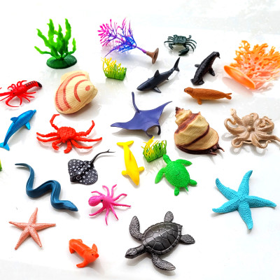 Bộ đồ chơi Sinh Vật Biển 26 chi tiết cho bé 3 tuổi làm giáo cụ học tập