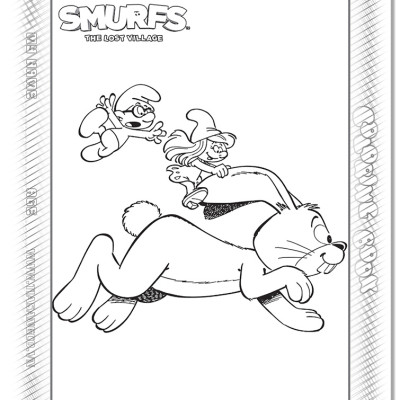 Xếp hình Tia Sáng Smurfs - The lost village (30 Mảnh Ghép) - Tặng kèm tranh tô màu cho bé