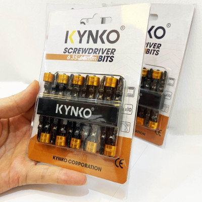 (VỈ 10 CÁI)Mũi bắn vít 2 đầu PH2 chống sốc có nam châm chiều dài 65mm MVKMXPH2 -65-V10-N5 KYNKO CHÍNH HÃNG