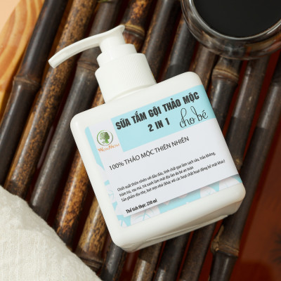 Sữa tắm thảo mộc cho bé Wonmom 250ml