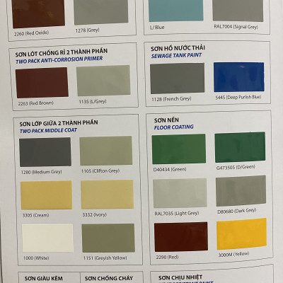 Sơn Alkyd KCC LT313 Base A màu xám D80680 _4L 