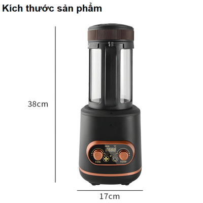 Máy rang hạt cà phê không khí dùng cho gia đình cao cấp Cafemasy CCR-1209R2 - Bảo Hành 12 Tháng (Hàng Nhập Khẩu)