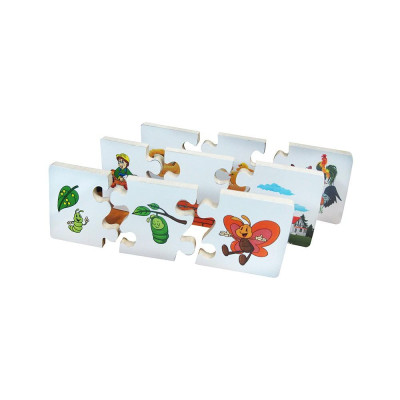 Đồ chơi gỗ Ghép hình "Ba bước phát triển" | Winwintoys 61392 | Phát triển khả năng tư duy | Đạt tiêu chuẩn CE và CR