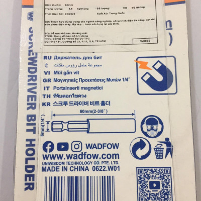 BỘ 2 ĐẦU NỐI BẮT VÍT WSV2K01 WADFOW - HÀNG CHÍNH HÃNG