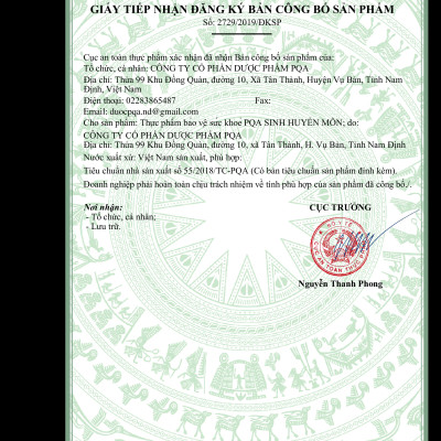 PQA Nhuận Tràng dạng ống là dược phẩm thảo dược có tác dụng nhuận tràng dùng cho người lớn và trẻ em trên 6 tuổi bị táo bón, táo bón lâu ngày.