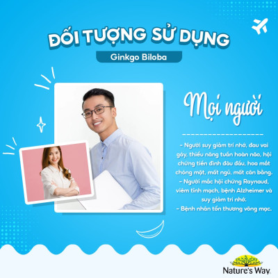 Bổ não Ginkgo Biloba Nature