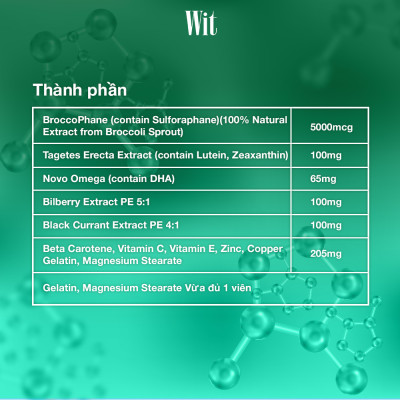 Viên uống WIT bổ mắt (15 viên)