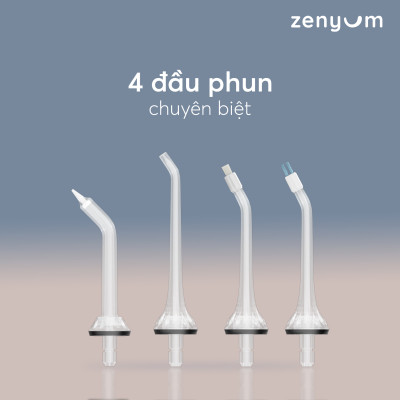 Combo 1 Máy Tăm Nước Zenyum Pro và 1 Bàn Chải Điện ZenyumSonic MỚI 2.0 - Màu sắc Đen/Trắng