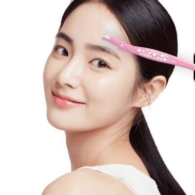 Dao Cạo Lông Mày Lưỡi Thép Không Gỉ Kai Razor (Lẻ 1 Cây)