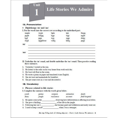 Sách - Bài tập tiếng anh 12  Global Success - Kết nối tri thức(  tặng file đáp án) HA