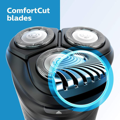 [ HÀNG NHẬP KHẨU ] Máy cạo râu khô và ướt 5D Pivot & Flex Heads Philips Norelco S3212, Series 3000