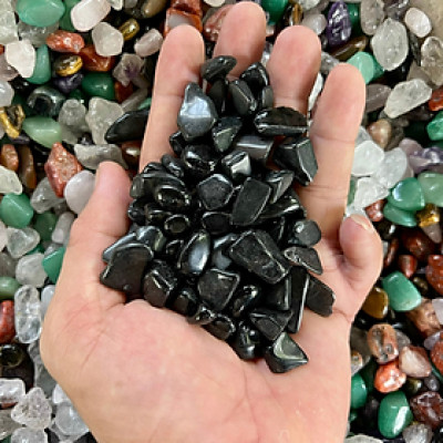 Đá bồ kết đen NHASAN màu đen huyền bí mang lại tài lộc và vận may