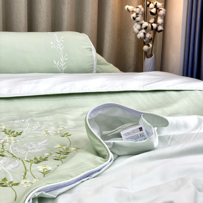 Chăn bốn mùa Hàn Quốc K-Bedding by Everon MicroTencel Xanh Ngọc KMTS103 200*220cm