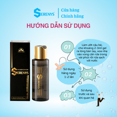 Gel Dung Dịch Vệ Sinh Khử Mùi Phụ Khoa Nam Serenys 100ml