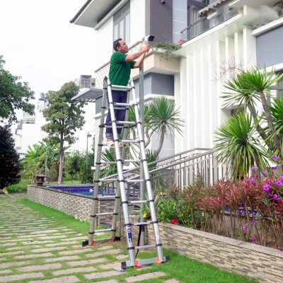 Thang nhôm rút đôi chữ a Nhật Bản HAKAWA HK256 (5,6M) - Phân phối chính hãng - Nhỏ gọn tiện lợi 