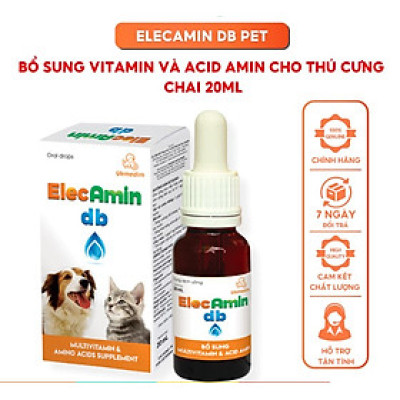 ElecAmin DB Giúp Tăng Đề Kháng, Giảm Stress, Ăn Ngon, Tiêu Hóa Tốt Cho Chó, Mèo, Chim, Vẹt