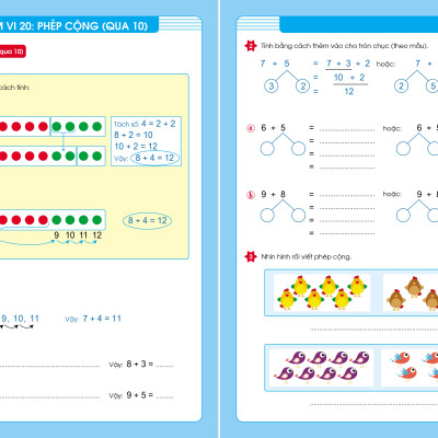 Sách - Rèn Kĩ Năng Tính Nhanh Tính Nhẩm 1, Cộng Trừ Trong Phạm Vi 10, 20, 100