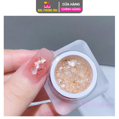 Gel Nhũ Xà Cừ Songqiao 8g Kim Tuyến Lấp Lánh, Dễ Sử Dụng Cho Người Mới Học Làm Nail, Hiệu Ứng Tuyết Ánh Xà Cừ Nữ khảm  xà Sơn Gel