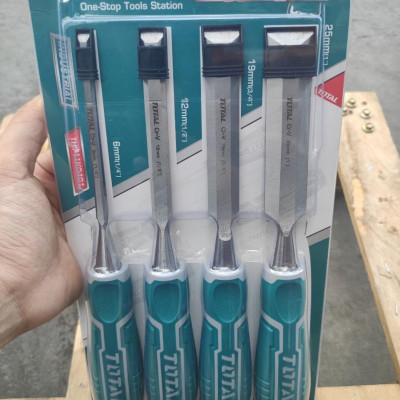 BỘ 4 CÁI ĐỤC GỖ (16/T) TOTAL THT41K0401 - HÀNG CHÍNH HÃNG