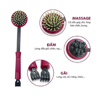 CÂY ĐẤM LƯNG, GÃI LƯNG MATXA 2 TRONG 1 (GIÁ SỈ) B0124