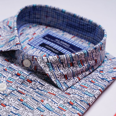 Áo sơ mi cộc tay nam Aligro ALGS-C87