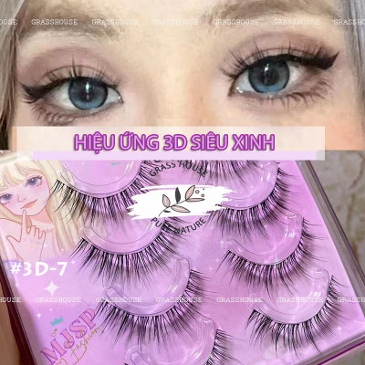 Lông Mi Giả 3d Mjsp Mềm Mại Thoải Mái Phong Cách Âu Mỹ Tự Nhiên