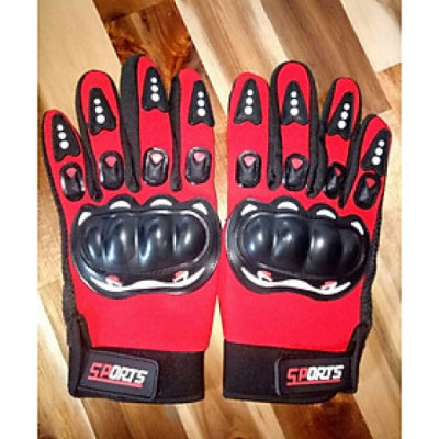  Găng Tay Xe Máy, Đi Phượt  Dài Ngón Có Gù Nhựa Bảo Vệ - HENRYSA