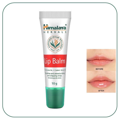[HSD: 30/05/2026] COMBO 2 TUÝP SON DƯỠNG HỒNG MÔI KHỬ THÂM CHIẾT XUẤT CÀ RỐT HIMALAYA LIP BALM 10G