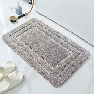 Thảm lau chân, thảm chùi chân thấm nước ROOM MAT sợi len trơn chống trượt, cho phòng khách, phòng tắm - Giao màu ngẫu nhiên