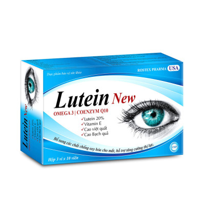 Viên uống Lutein New Omega 3 bổ mắt và tăng cường thị lực