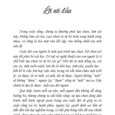 Học Cách Không Nuối Tiếc