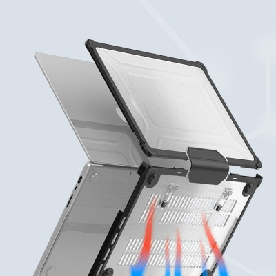 Ốp lưng cho Macbook Pro 14/Pro 16/Air 13/Air 15" Zaki Evoshell Case chống sốc - Hàng Chính Hãng