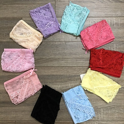 Combo 10 Quần Lót Nữ Ren. Trộn màu ngẫu nhiên - Freesize từ 50kg -62kg