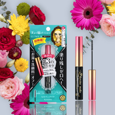 Mascara Siêu Bền Chống Trôi Làm Tơi Và Dày Rậm Làn Mi Mỏng Kissme Heroine  (2 Màu)