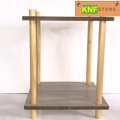 Kệ đầu giường ngủ,kệ trang trí decor chống nước bằng gỗ nhập khẩu từ KNF,mẫu mới 2023