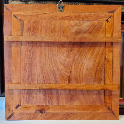 Tranh gỗ hương chữ ngũ phúc lâm môn – Phúc dơi (chữ phúc 5 con dơi treo phong thủy)