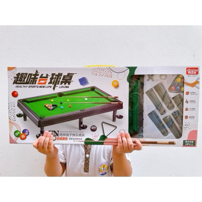 Bàn Bi A Mini – Bàn Bida Mini Cho Bé Nhiều Kích Cỡ, Đầy Đủ Phụ Kiện [44,5cm x24,5cm x 15,5cm]