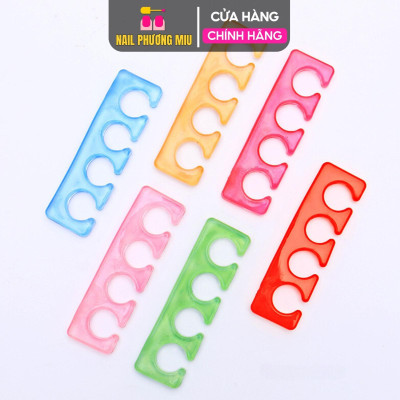 Kẹp Tách Ngón Chân Làm Nail Silicon Siêu Dẻo 1 Cặp 2 Chiếc Màu Ngẫu Nhiên Chống Lem Sơn  Làm Móng Nail Phương Miu Nữ Women