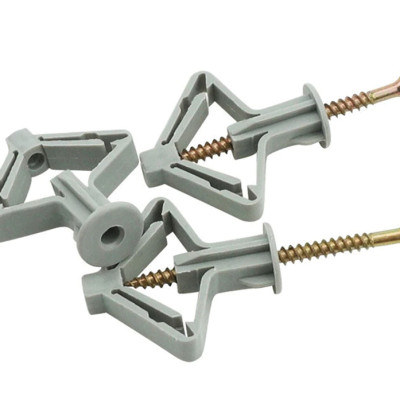 COMBO 10 BỘ TẮC KE BƯỚM, VÍT NỞ BƯỚM DẠNG MỎ NEO,  BẮT VÍT TƯỜNG, THẠCH CAO, GỖ,CHO MỌI LOẠI VẬT LIỆU, SIÊU GIỮ CHẮC.