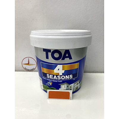 Sơn phào chỉ trong và ngoài nhà Toa 4 Seasons Tropic Shield màu cam D- 8037_1L