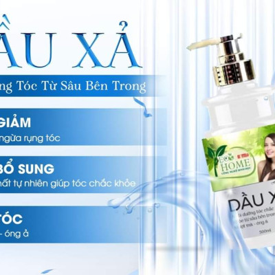 ( Tặng Chai Nước Rửa Tay) Combo Dầu Gội Xả ECOHOME Kim Ngân Hương Nước Hoa 500ml Công Nghệ Sinh Học