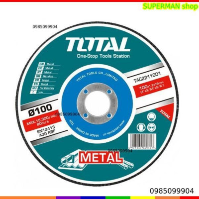 Đá mài kim loại cao cấp Total 100mm 125mm 180mm TAC2231001SA/TAC2231251SA/TAC2231801SA